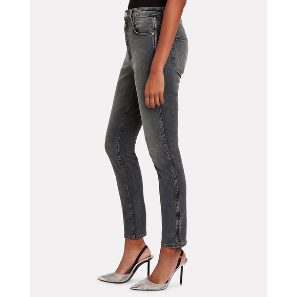 NEW Trave Lawson High-Rise Skinny Jeans in Shades of Grey - Picture 8 of 12